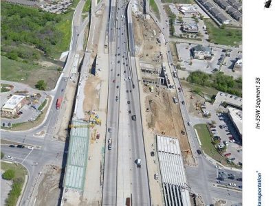 35W looking north at Western Center Blvd.