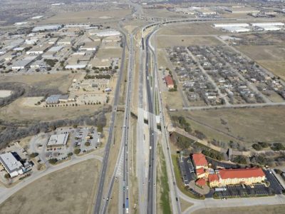 January 2013: IH 35W north of Meacham Blvd.