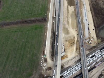 35W south of Meacham Blvd. looking north