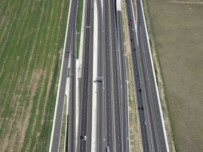 I-35W south of Meacham Blvd. looking northbound