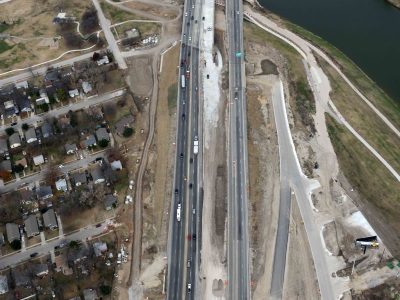 35W south of the Trinity River looking north