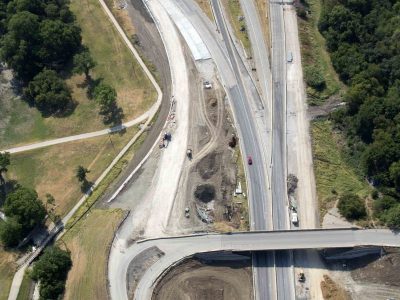 August: 287 at Cypress St. looking south