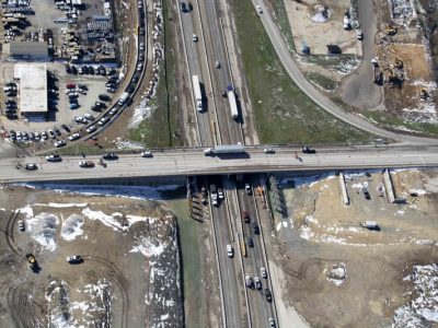 February 2015: 35W looking southbound at NE 28th St