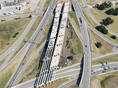 August: 35W between SH 121 and Pharr St. looking north