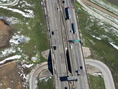 February 2015: 35W looking northbound just south of the Trinity River