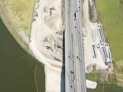 August: 35W at the Trinity River looking north