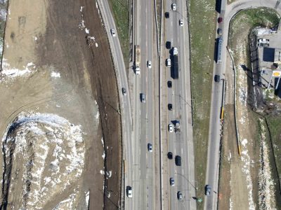 February 2015: 35W looking northbound just south of Northside Dr/Yucca Ave