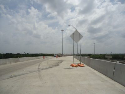 July 2013: New westbound IH 820 off-ramp to Denton Highway 377