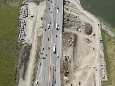 35W at the Trinity River looking south