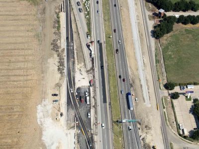 35W south of Meacham Blvd. looking northbound