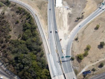 October 2015: Spur 280 just west of 35W looking east
