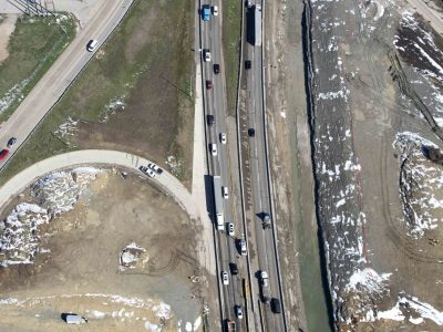 35W at NE 28th St looking northbound