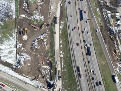 February 2015: 35W looking northbound just north of Northside Dr