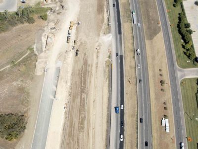 November 2015: 35W south of Meacham Blvd looking north