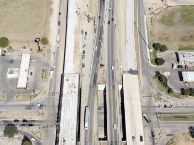 October 2015: 35W at Meacham Blvd looking north