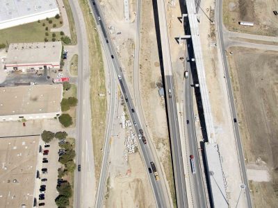 October 2015: 35W just south of I-820 looking north