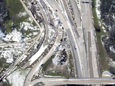 February 2015: 287 looking southbound at Chambers St
