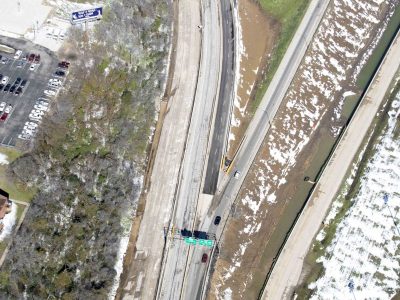 February 2015: 287 looking northbound east of I-35W