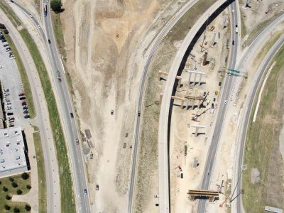 35W at the I-820 - I-35W looking north