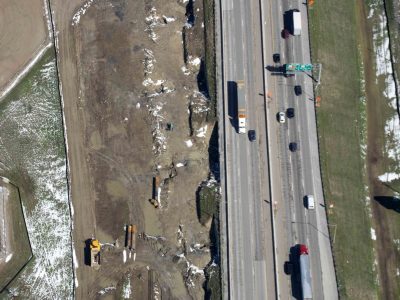 Febraury 2015: 35W looking northbound just north of Northside Drive