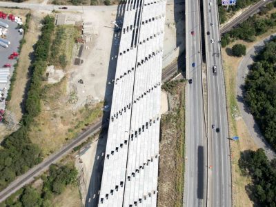 August: 35W north of Northside Dr.Yucca Ave. looking north