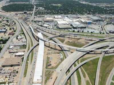 June 2013: North East Mall interchange (IH 820/Airport Freeway) facing east