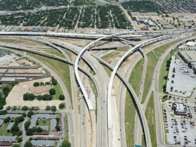April 2013: North East Mall interchange (IH 820/Airport Freeway) facing northbound