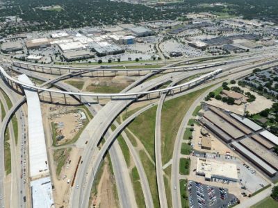 June 2013: North East Mall interchange (IH 820/Airport Freeway) facing southeast