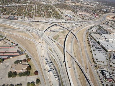 November 2012: North East Mall interchange (IH 820/Airport Freeway)
