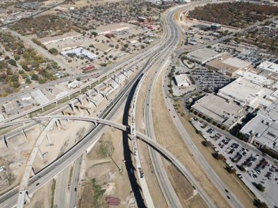 November 2012: North East Mall interchange (IH 820/Airport Freeway)