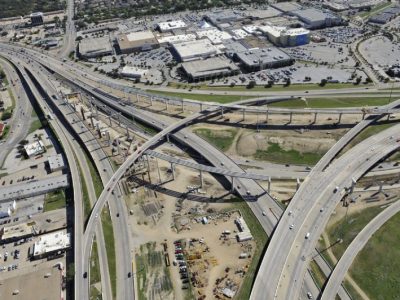 October 2012: North East Mall interchange (IH 820/Airport Freeway)