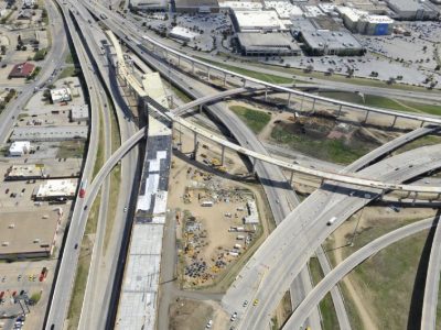 March 2013: North East Mall interchange (IH 820/Airport Freeway) facing eastbound