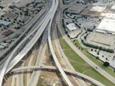 June 2014: 820/121/183 interchange facing E