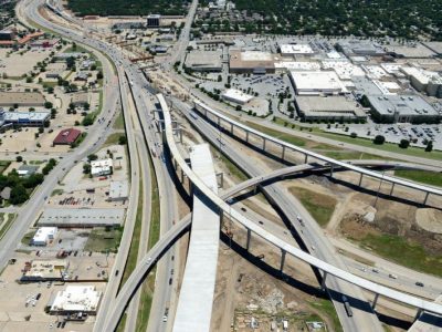 May 2013: North East Mall interchange (IH 820/Airport Freeway) facing east