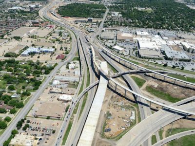 April 2013: North East Mall interchange (IH 820/Airport Freeway) facing east