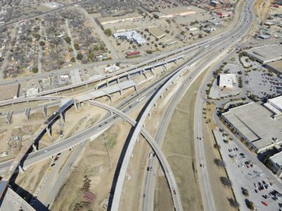 January 2013: North East Mall interchange (IH 820/Airport Freeway) facing northeast