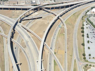 September 2014: 820/121/183 interchange facing north