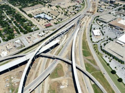 May 2013: North East Mall interchange (IH 820/Airport Freeway) facing northeast
