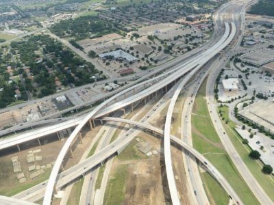 June 2014: 820/121/183 interchange facing NE