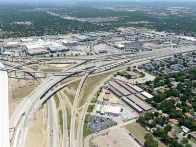 May 2014: IH 820 SH 121/183 interchange facing southeast