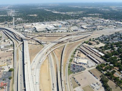 September 2014: 820/121/183 interchange facing southeast