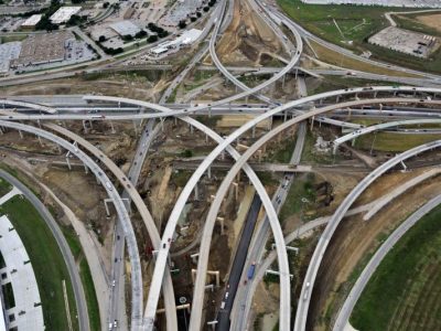 820-35W interchange looking westbound