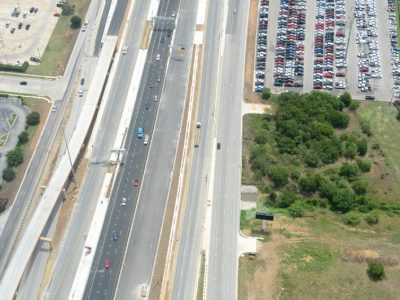 June 2014: IH 820 interchange between Iron Horse Blvd and Rufe Snow Drive