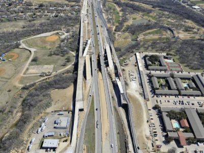 February 2013: IH 820 east of Denton Hwy. 377
