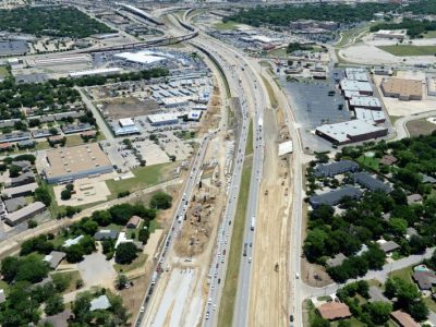 May 2013: IH 820 east of Holiday Lane