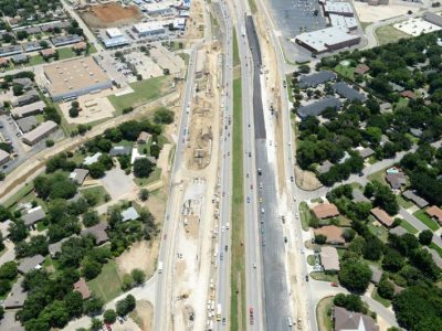 June 2013: IH 820 east of Holiday Lane