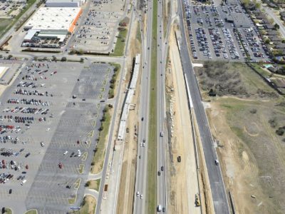 March 2013: IH 820 east of Iron Horse Blvd.