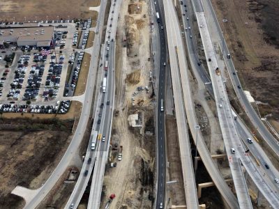 820 just east of I-35W looking east