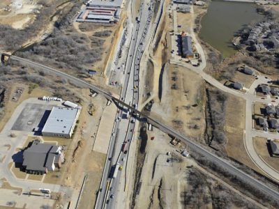 December 2012: IH 820 west of Denton Hwy. 377