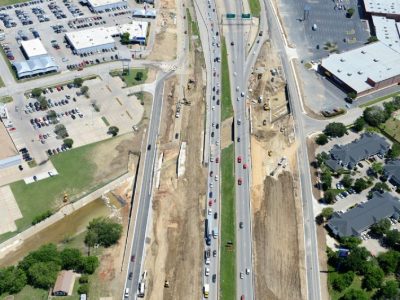 April 2013: IH 820 west of Holiday Lane